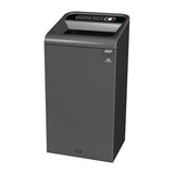 Rubbermaid Configure Recycling Bin with General Waste Label Black 87L