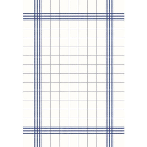 Duni Bistro Towel Napkin 38x54cm in Blue Check on White (Pack of 250)