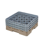 Cambro Camrack Beige 25 Compartments Max Glass Height 279mm