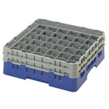 Cambro Camrack Blue 36 Compartments Max Glass Height 133mm