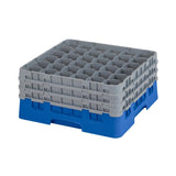 Cambro Camrack Blue 36 Compartments Max Glass Height 197mm