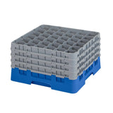 Cambro Camrack Blue 36 Compartments Max Glass Height 238mm
