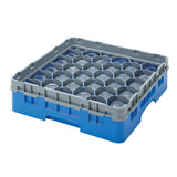 Cambro Camrack Blue 30 Compartments Max Glass Height 92mm