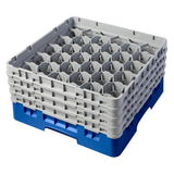 Cambro Camrack Blue 30 Compartments Max Glass Height 215mm