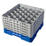 Cambro Camrack Blue 30 Compartments Max Glass Height 258mm
