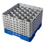 Cambro Camrack Blue 25 Compartments Max Glass Height 92mm