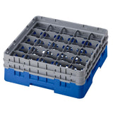 Cambro Camrack Blue 25 Compartments Max Glass Height 133mm