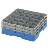 Cambro Camrack Blue 25 Compartments Max Glass Height 156mm