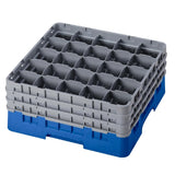 Cambro Camrack Blue 25 Compartments Max Glass Height 197mm