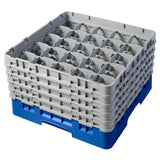 Cambro Camrack Blue 25 Compartments Max Glass Height 258mm