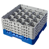 Cambro Camrack Blue 20 Compartments Max Glass Height 215mm