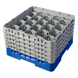 Cambro Camrack Blue 20 Compartments Max Glass Height 258mm