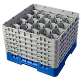 Cambro Camrack Blue 20 Compartments Max Glass Height 298mm
