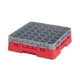 Cambro Camrack Red 36 Compartments Max Glass Height 279mm