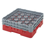 Cambro Camrack Red 36 Compartments Max Glass Height 273mm