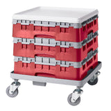 Cambro Camrack Red 20 Compartments Max Glass Height 279mm