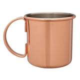 Beaumont Copper Plated Straight Sided Moscow Mule Mug