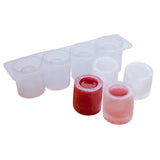 Beaumont Four Cavity Silicone Shot Glass Mould Clear