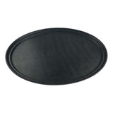 Beaumont Non-Slip Oval Tray Black 685 x 558mm