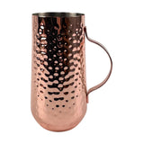 Beaumont Copper-Plated Tall Hammered Mug 450ml