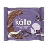Kallo Milk Chocolate Topped Rice Cakes Portion Pack (Pack 30)