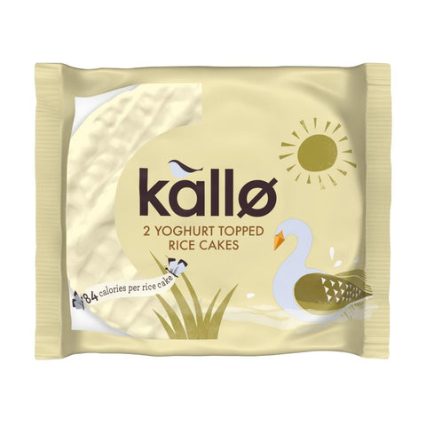 Kallo Yoghurt Topped Rice Cakes Portion Pack (Pack 30)