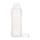 Araven Squeeze Sauce Bottle 3 Nozzles 75cl White