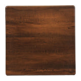Square Laminate Table Top Walnut 600mm