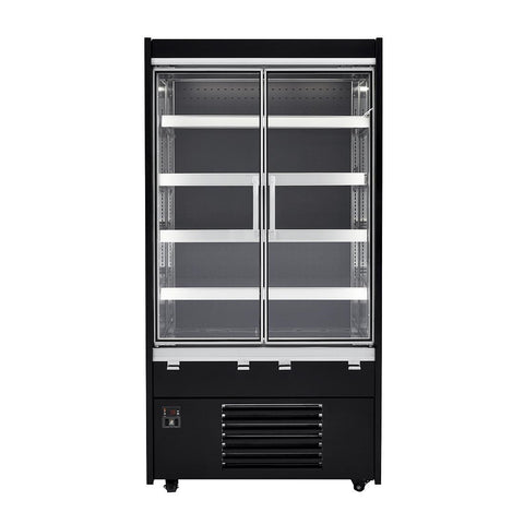 Victor Maxiline 1000mm MAXI100-VD-ST-P-GY Slimline Multideck with Doors