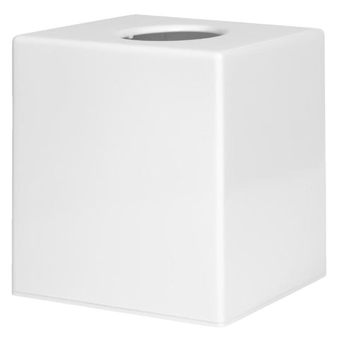 White Cube Tissue Holder