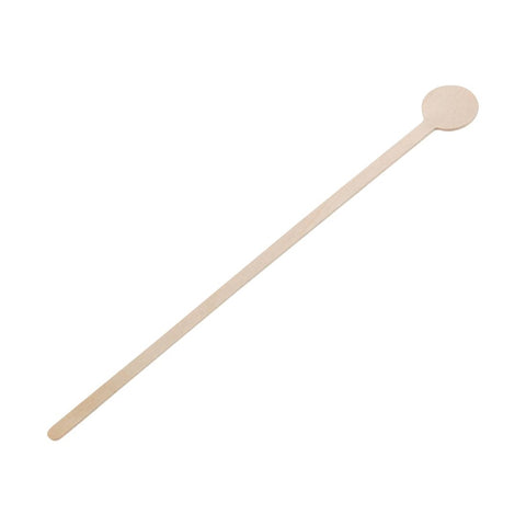 Fiesta Green Biodegradable Wooden Cocktail Stirrers 200mm (Pack of 100)