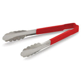 Vollrath Red Utility Grip Kool Touch Tong 9 inch