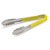Vollrath Yellow Utility Grip Kool Touch Tong 9 inch