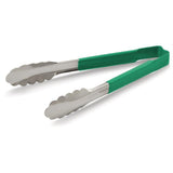 Vollrath Green Utility Grip Kool Touch Tong 9 inch