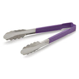 Vollrath Purple Utility Grip Kool Touch Tong 9 inch