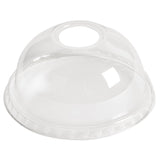 Plastico Domed Lids With Hole 77mm (Pack of 1000)