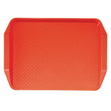 Cambro Polypropylene Handled Fast Food Tray Red 430mm