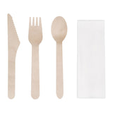 Fiesta Green Wooden Cutlery Meal Pack (Pack of 250)