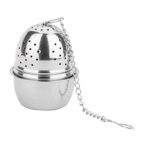 Olympia Oval Stainless Steel Tea Strainer 40(√ò) x 55(H)mm