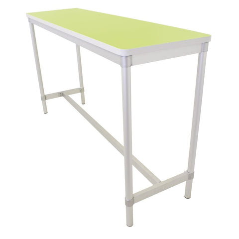 Gopak Enviro Indoor Bright Green Rectangle Poseur Table 1800mm