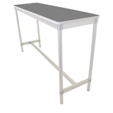 Gopak Enviro Indoor Storm Grey Rectangle Poseur Table 1800mm