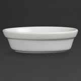 Olympia Whiteware Oval Pie Bowls 145mm
