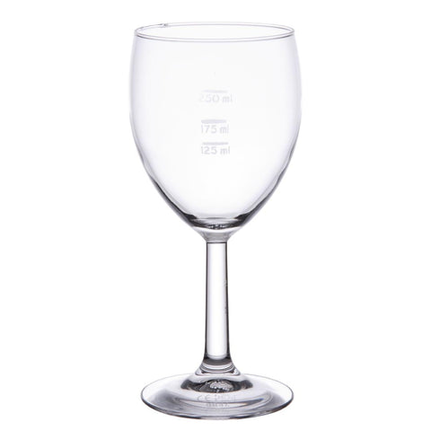 Arcoroc Savoie Grand Vin Wine Glasses 350ml CE Marked at 125ml 175ml and 250ml