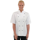 Whites Chicago Unisex Chefs Jacket Short Sleeve XS