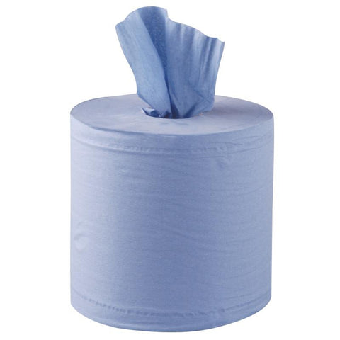 Jantex Centrefeed Blue Roll 2ply 120m 6 Pack