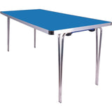 Gopak Contour Folding Table Blue 5ft