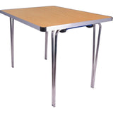 Gopak Contour Folding Table Oak 3ft