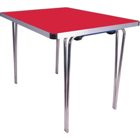 Gopak Contour Folding Table Red 3ft
