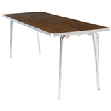 Gopak Contour Folding Table Teak 4ft