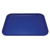Kristallon Small Polypropylene Fast Food Tray Blue 345mm